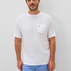 johnnie-O Dale Cotton Blend Pocket Tee Shirt Size M